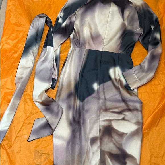 Max Mara Elegant Multicolor Wrap Dress Xs - Picture 8 of 8